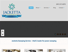 Tablet Screenshot of jackettasweeping.com